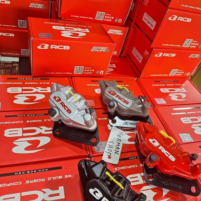 PREMIUM KALIPER RCB NMAX DEPAN BELAKANG E SERIES - KALIPER RCB AEROX DEPAN