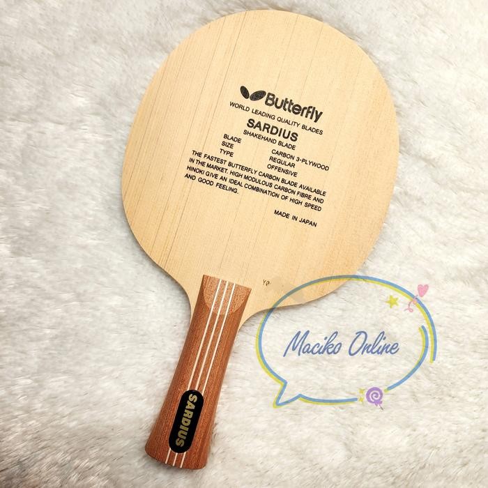 PREMIUM Butterfly Sardius FL ~ Kayu Bet Pingpong Butterfly Sardius FL