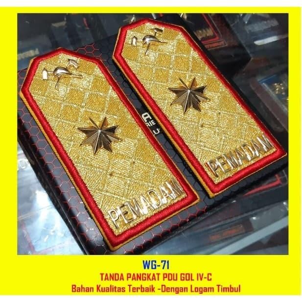 PREMIUM WG-71 Pangkat Pemadam PDU Gol IV-C