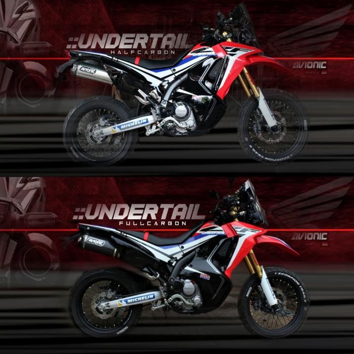 PREMIUM Avionic Exhaust ORIGINAL knalpot Honda CRF 250 Fullcarbon