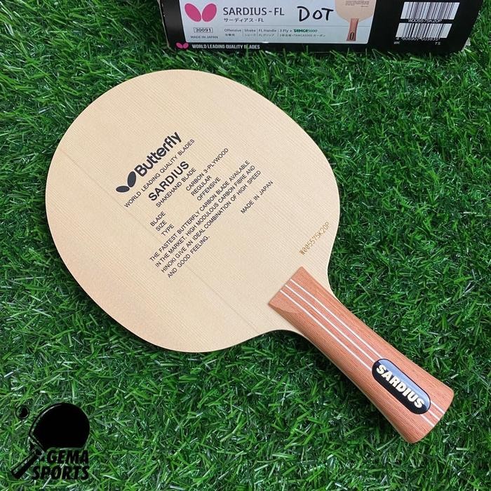 PREMIUM Kayu Bet Tenis Meja Pingpong Butterfly Sardius Original