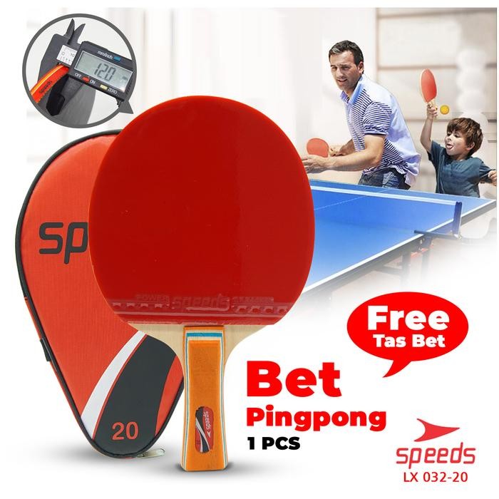 PREMIUM SPEEDS Bet Pingpong Tenis Meja Alat Pukul Tenis Meja Racket Pingpong Ball Outdoor Bet Bad