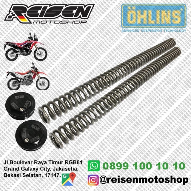 PREMIUM per shock depan / spring kit Ohlins honda crf 250 rally [GARANSI RESMI