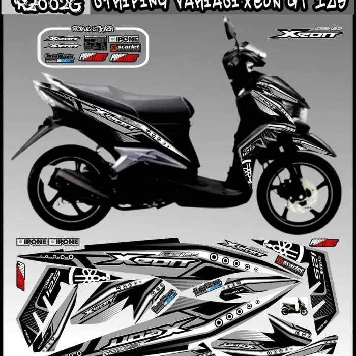 PREMIUM Decal custom Xeon GT 125 stiker yamaha xeon striping variasi xeon gt