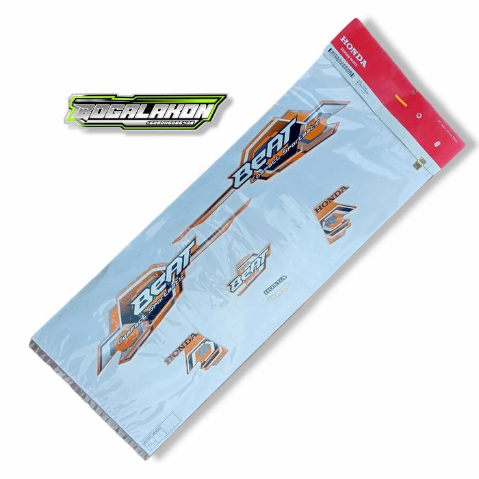 PREMIUM striping stiker honda beat karbu ori original ahm