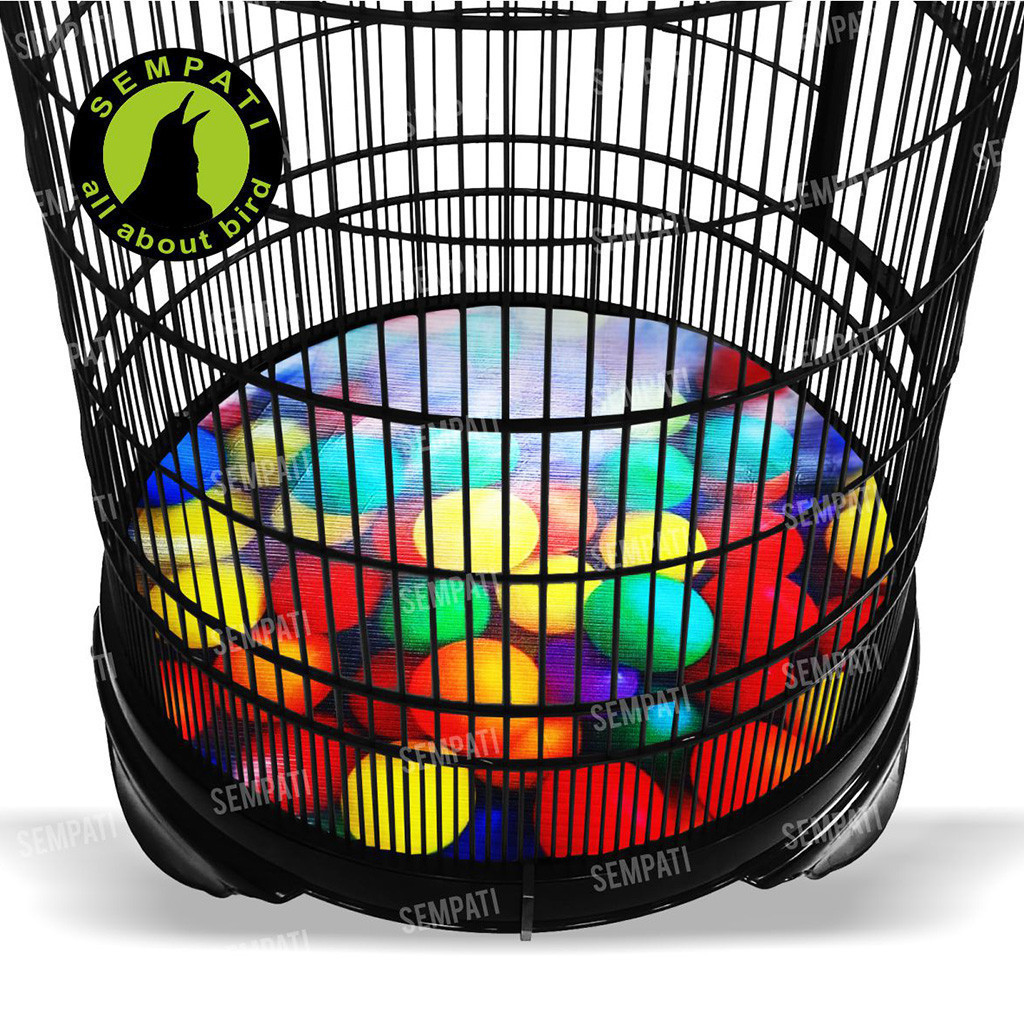 SEMPATI Karpet Motif Bola 3D 3 Dimensi Alas Sangkar Kandang Burung Murai No 1 Bahan Spons Karpet