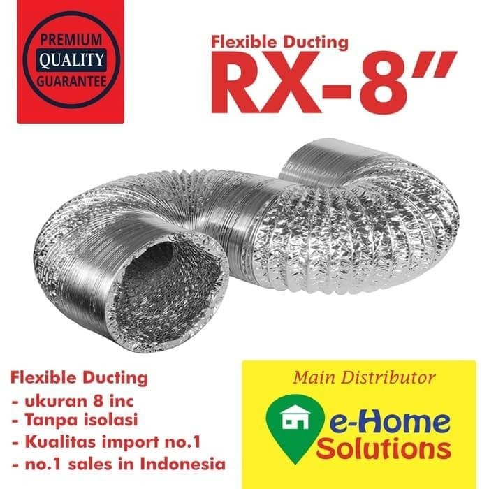 Terlaris Alumunium Flexible Ducting 8 Inch Double