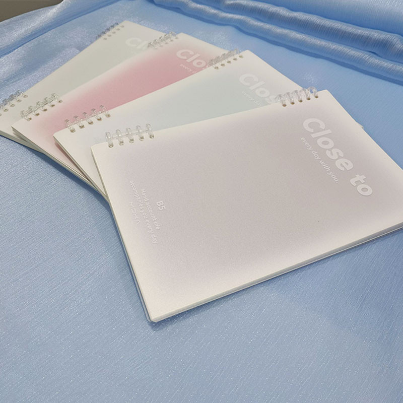 1pc non-scratch loose-leaf notebook Notebook detachable high appearance level minimalist gradient st