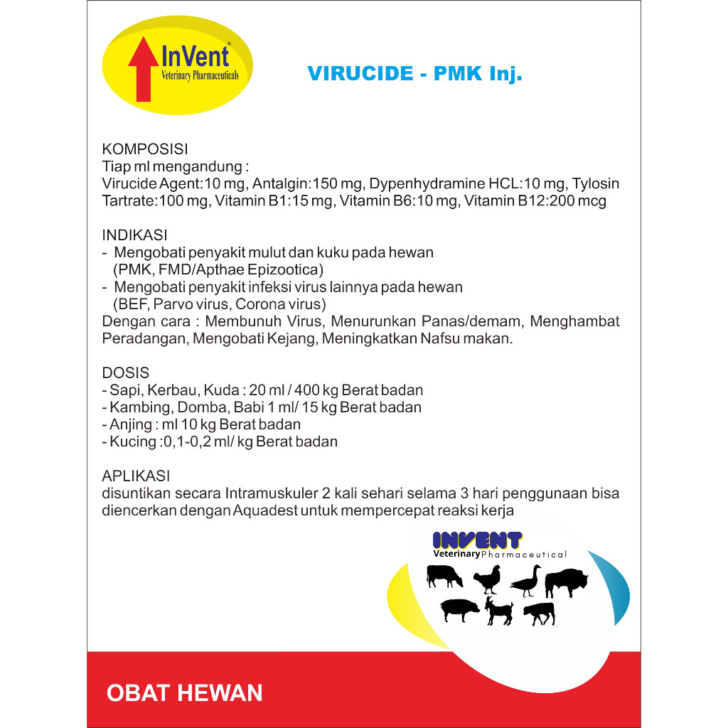 Virucide PMK inj meyer Obat Penyakit Mulut dan Kuku SAPI