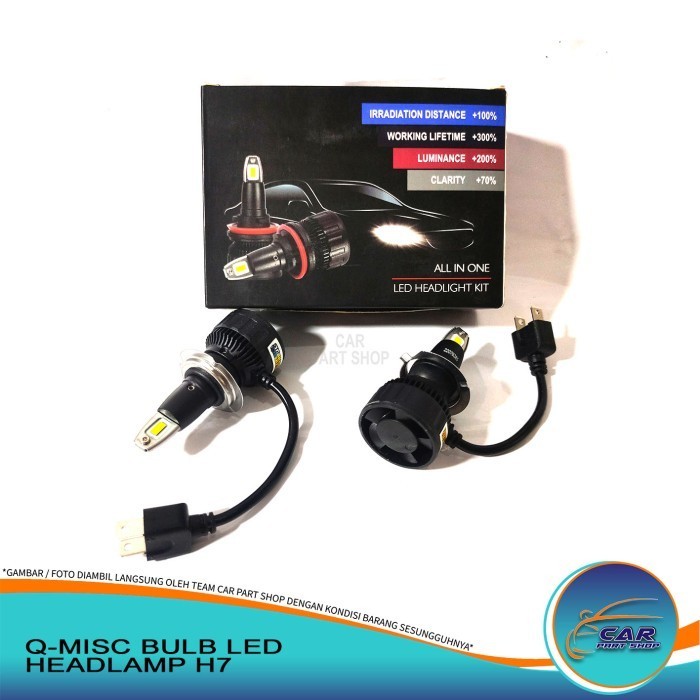 BULB BOHLAM LAMPU LED HEADLAMP H7