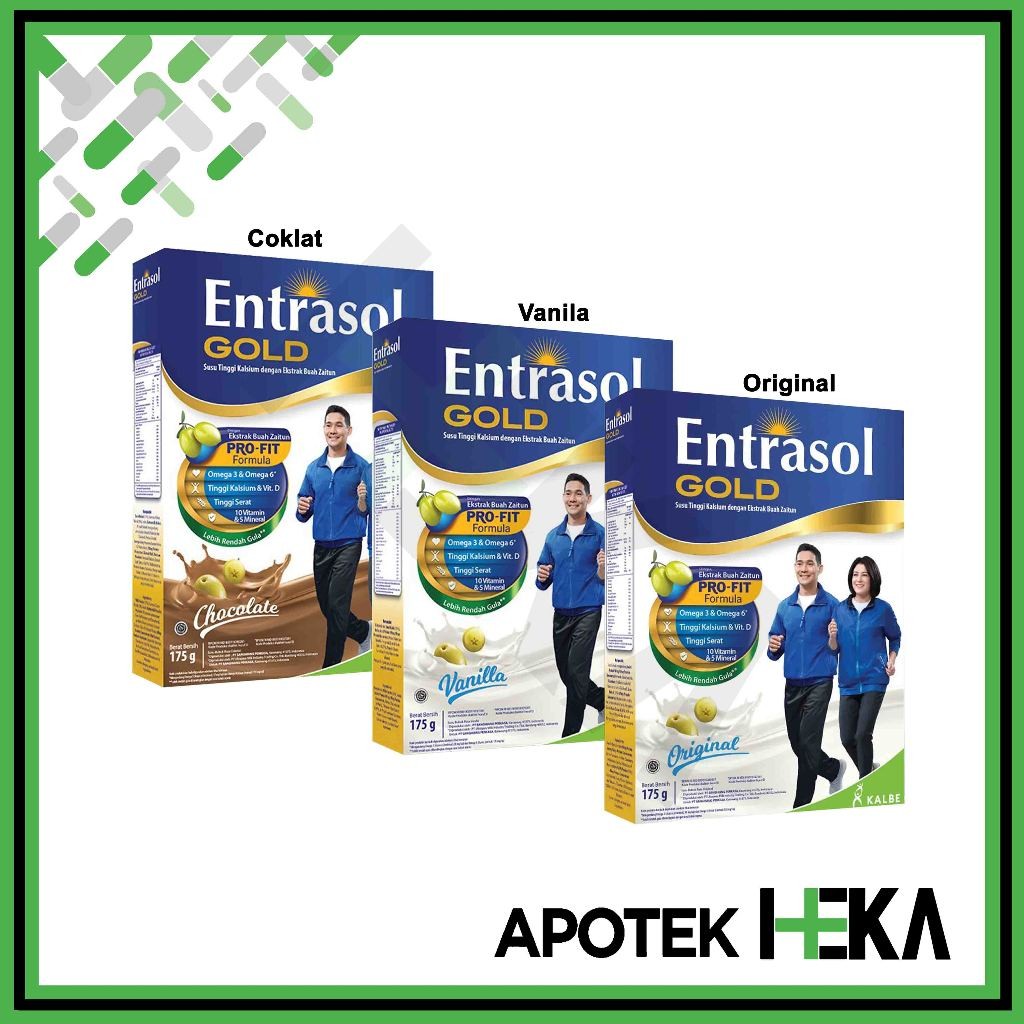 

Entrasol Gold 170 g - Susu Tinggi Kalsium