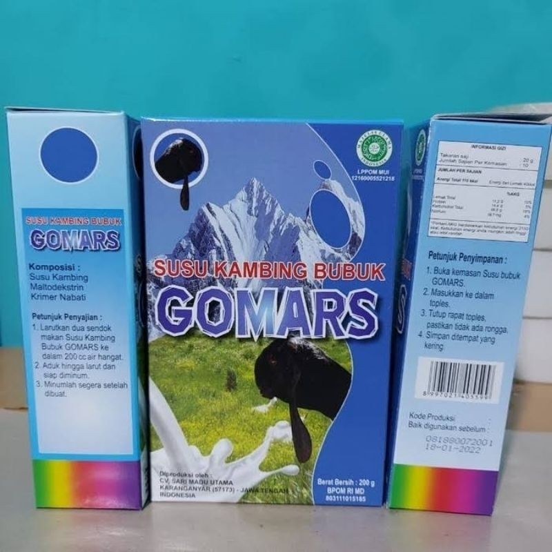 

SUSU KAMBING GOMARS ORIGINAL 100%