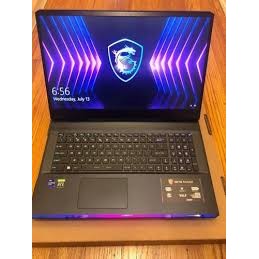Original New GE76 Raider 17.3" i9-11980HK, RTX3080, 32GB, gaming laptop