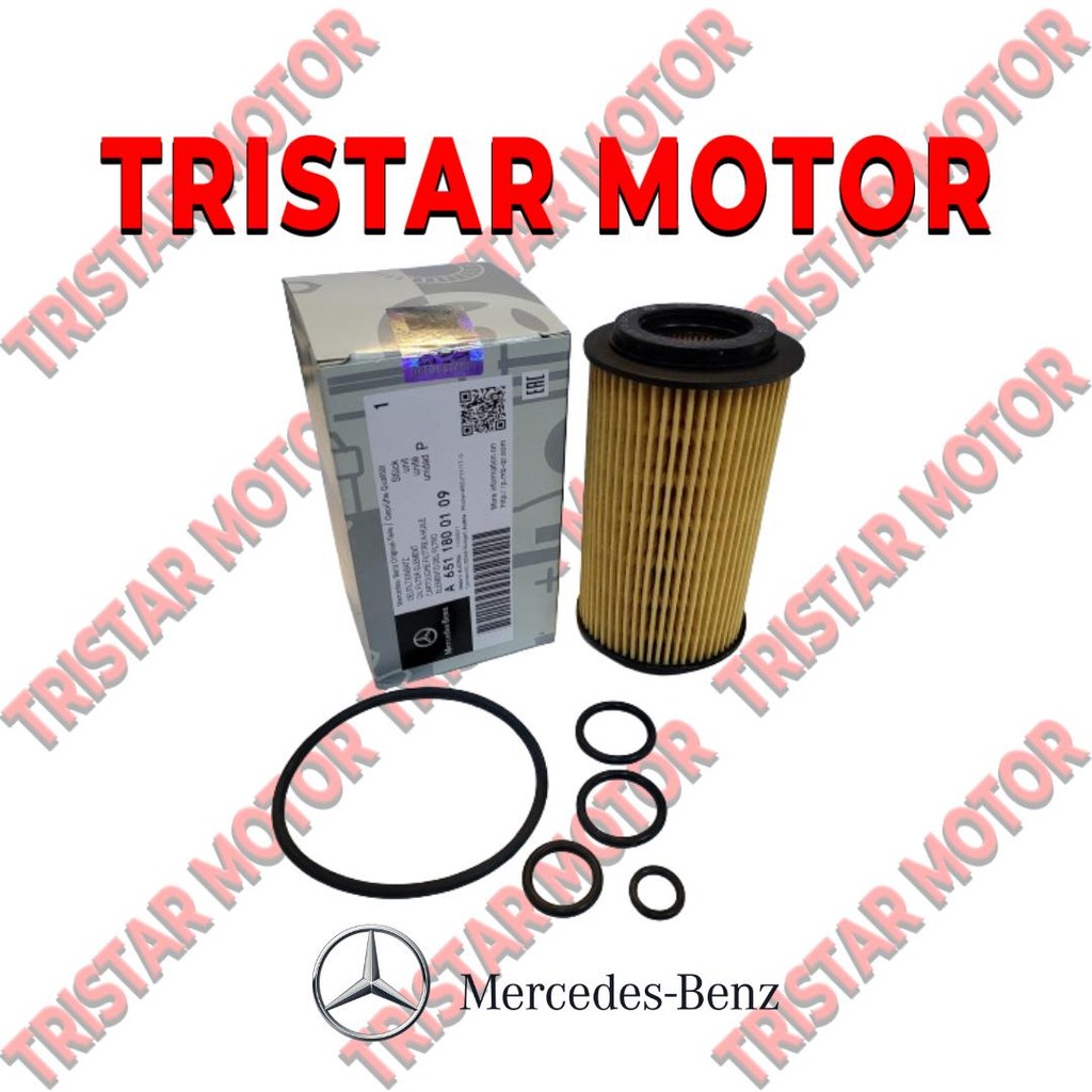 Oil Filter Oli Mesin Mercedes Benz OM651 ML GLE V 250 CDI A6511800109