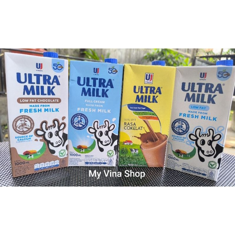 

ULTRA 1000 ml (1L) / Susu UHT Ultramilk 1L