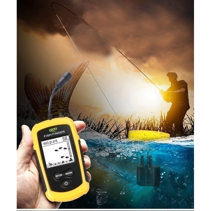 Lucky Ffc1108 Portable Sonar Fish Finder Fishing Lure