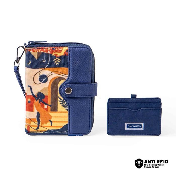 [Kenes Wallts] Wallts Wester Dune - Dompet Tempat Holder Passport Multifungsi Case