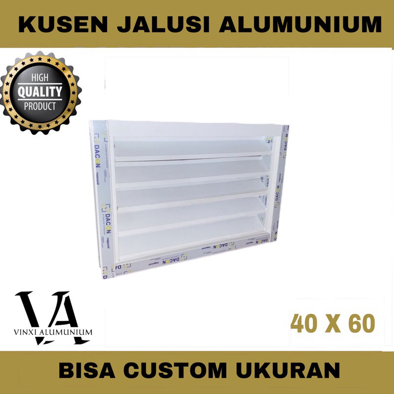 Kusen Jalusi Alumunium 40x60