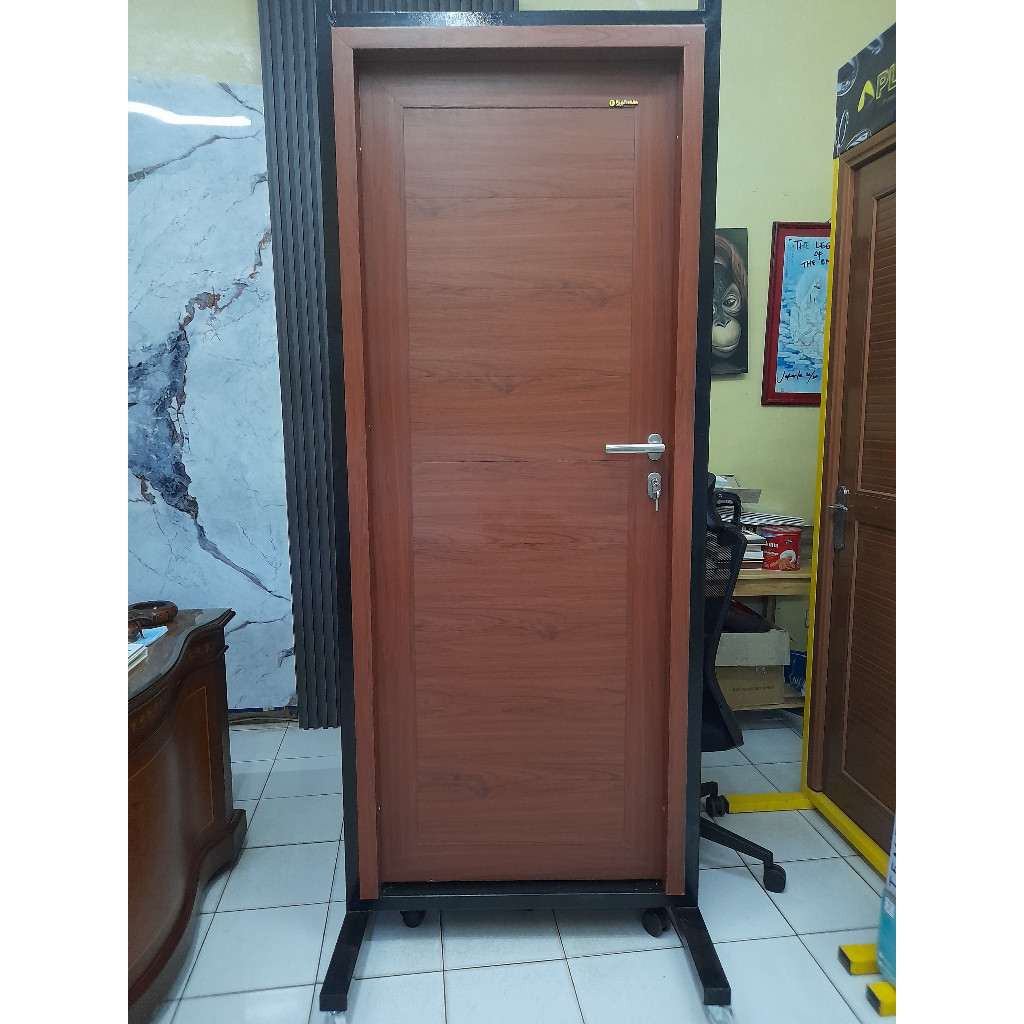 PINTU UPVC LAMINASI PREMIUM UKURAN 80 X 200