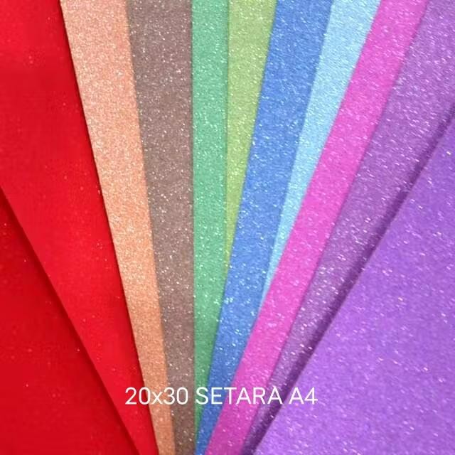 

Terlaris- 20X30 Kertas Karton Gold Silver Glitter Holographic Paper