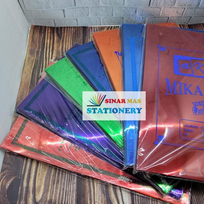 

Terlaris- Plastik Jilid Mika Film 0.10 Mm Mica Warna Folio F4 King Aks Aquarius