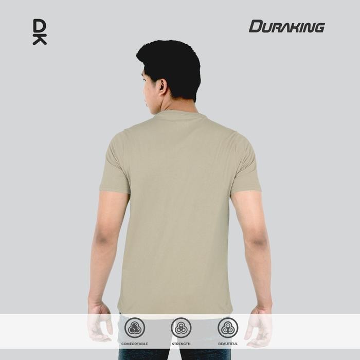 Duraking Kaos 100 persen SUPIMA Cotton Daily Wear - O Neck Basic kain katun Lembut Polos Pria Nyaman