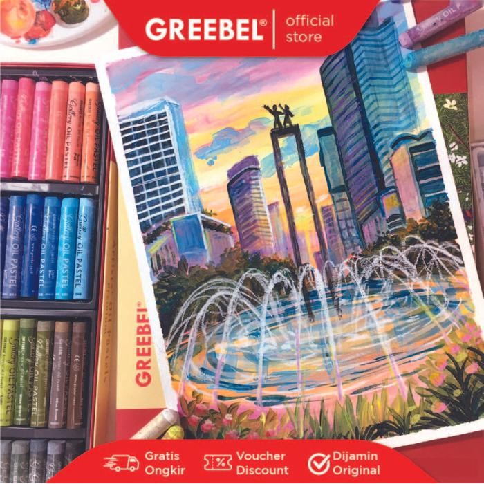 

Art - Greebel Crayon Artist Oil Pastels 72 Warna