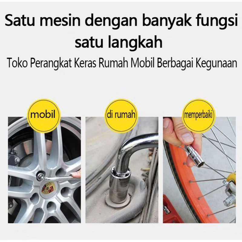 Kunci Sok Set 27 Wrench Kunci Shock Kualitas Bagus