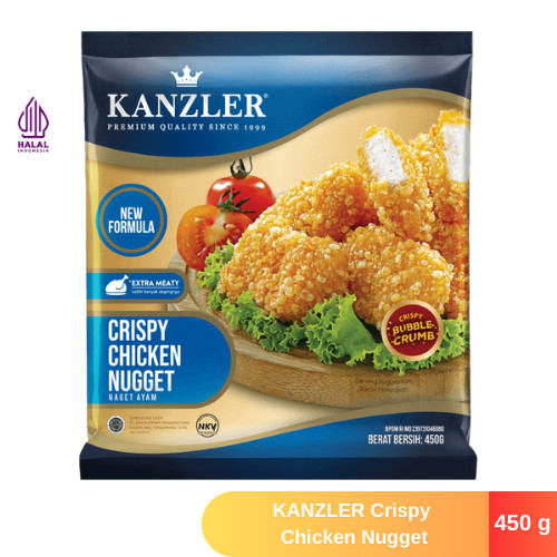 

Kanzler Crispy Chicken Nugget 450 Gr Halal Beku