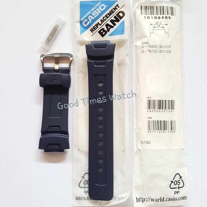 Strap G-Shock G-7500-2V / G-7500 / G-7510 / Casio Original