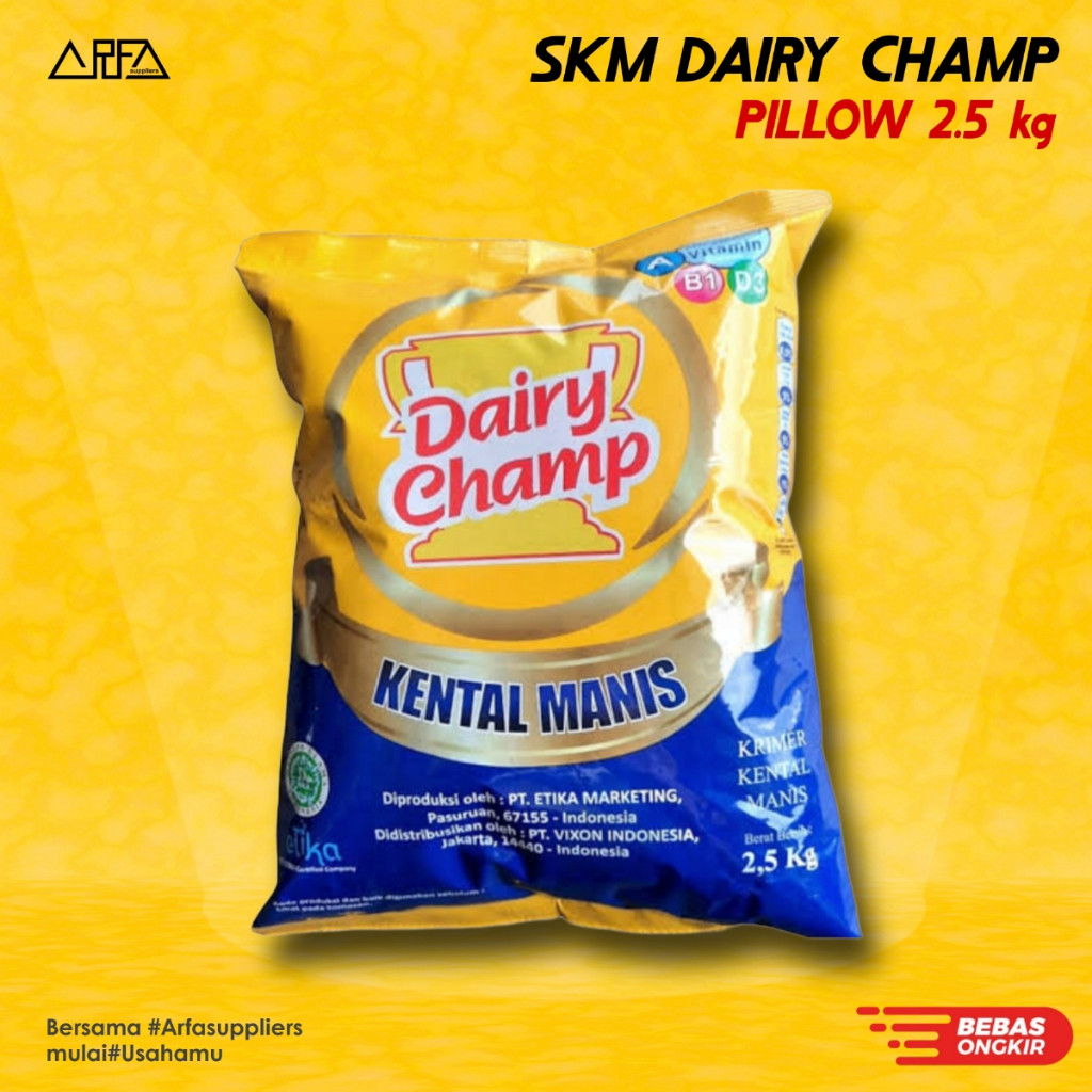 

Skm Dairy Champ 2.5 Kg Pillow Khusus Instan