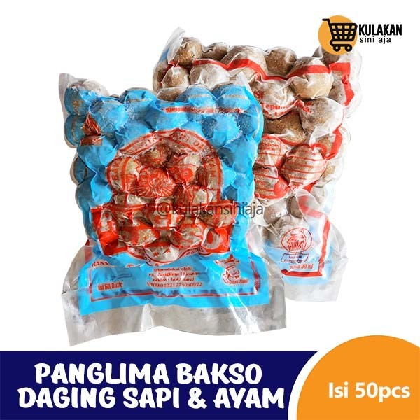 

Panglima Bakso Sapi & Ayam 700gr Isi 50pcs