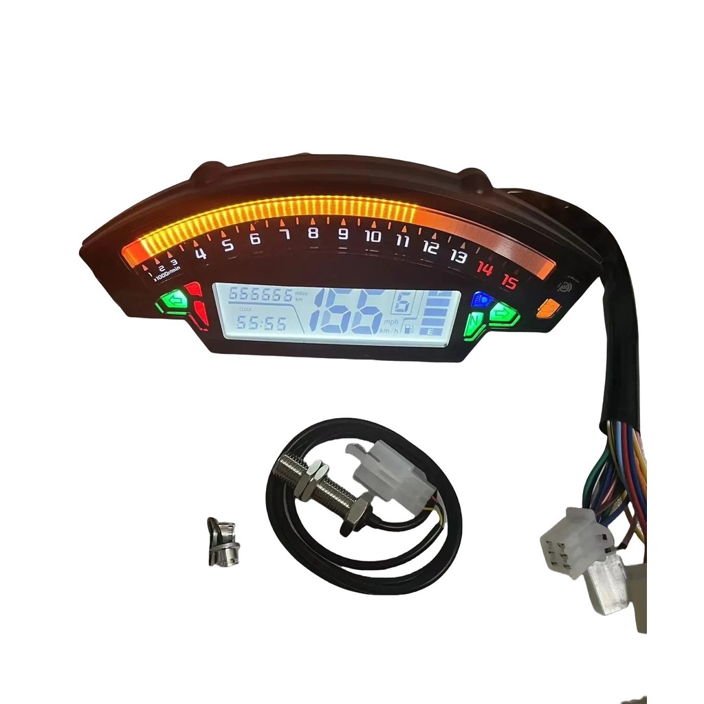For Kawasaki Ninja Zx10R Zx-10R 2012-2017 Motorcycle Led Speedometer Digital Odometer Tachometer
