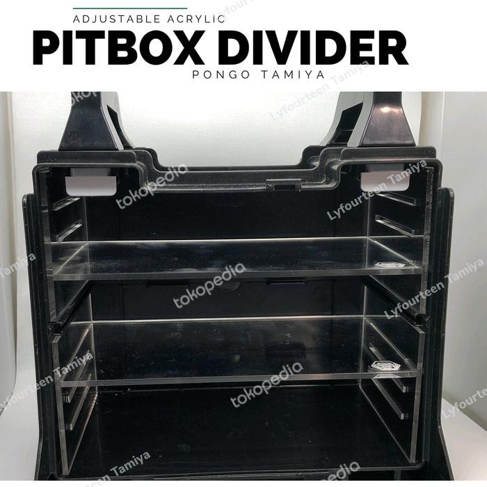 Sekat Akrilik Pit Box Tamiya