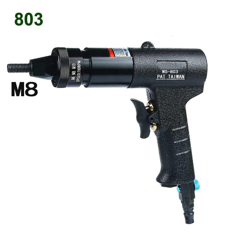 Pneumatic Rivet Nut Gun Automatic Rivet Nut Pull Setter Riveters Riveting Nuts Rivnut Tool For M3 M4