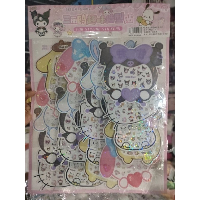 

Stiker Lebar Kuromi 20pc Lembaran