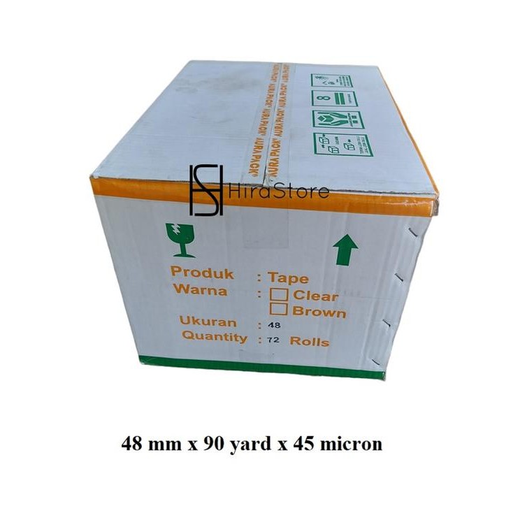 

Neosign - Lakban Bening / Coklat 90 Yard 48 Mm Kualitas Daimaru 1 Dus 72 Rol