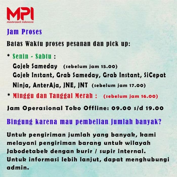 

Neosign - Gosend&Grab Lakban Bening/Coklat Mpi 100 Yard 1 Dus Isi 72 Hanya