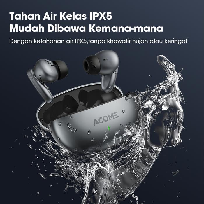Terbaru Bisa CodAcome Tws Gaming T8 Tws Anti Delay Low Latency 60 Ms / Headset Wireless Earphone