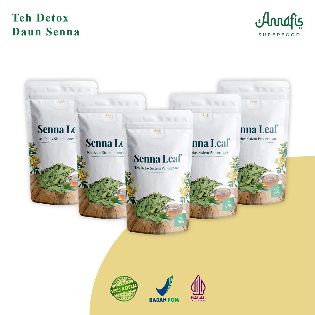 

[VARIAN] Original Senna Leaf Annafis Superfood Daun Senna Membersihkan Usus Detox Usus