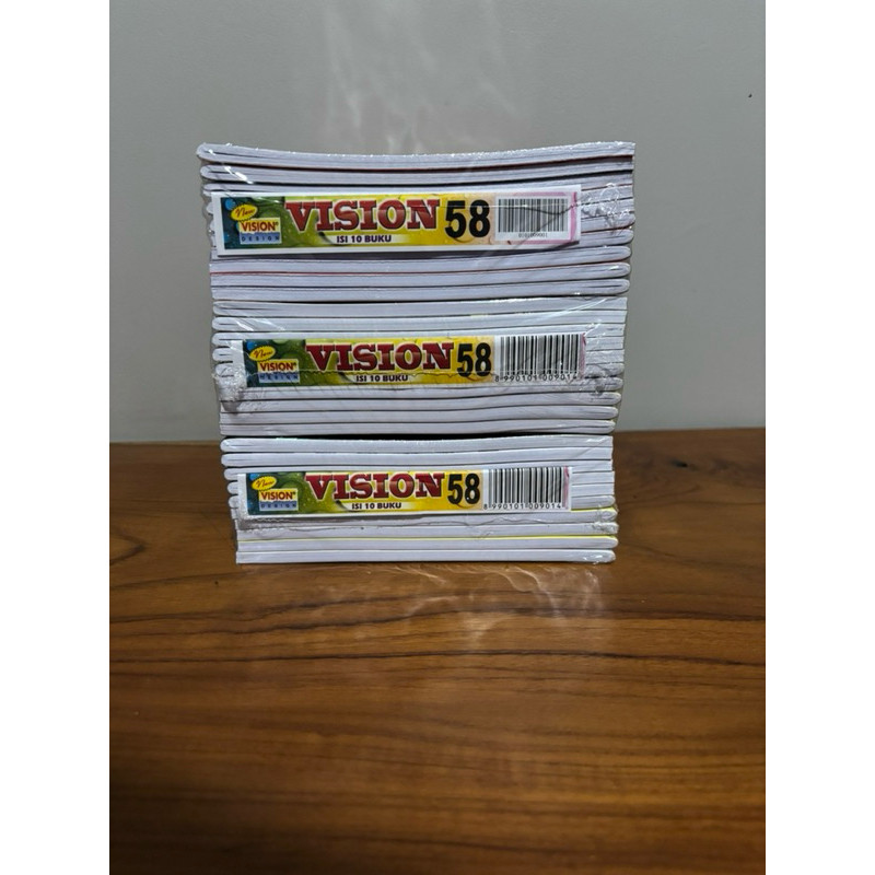 

Buku Tulis Vision 58 Lembar 10 Pcs Orinal