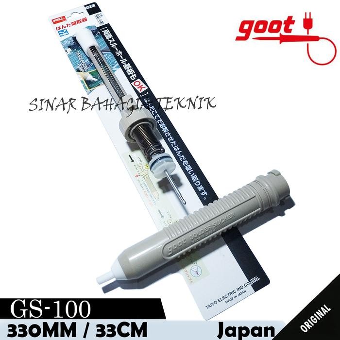 GOOT JAPAN SEDOT TIMAH GS100 PENYEDOT PENGHISAP TENOL GS 100 ORIGINAL