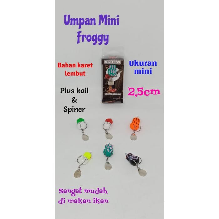 Lure Aewa Mini Frog 2,5cm + SPINNER