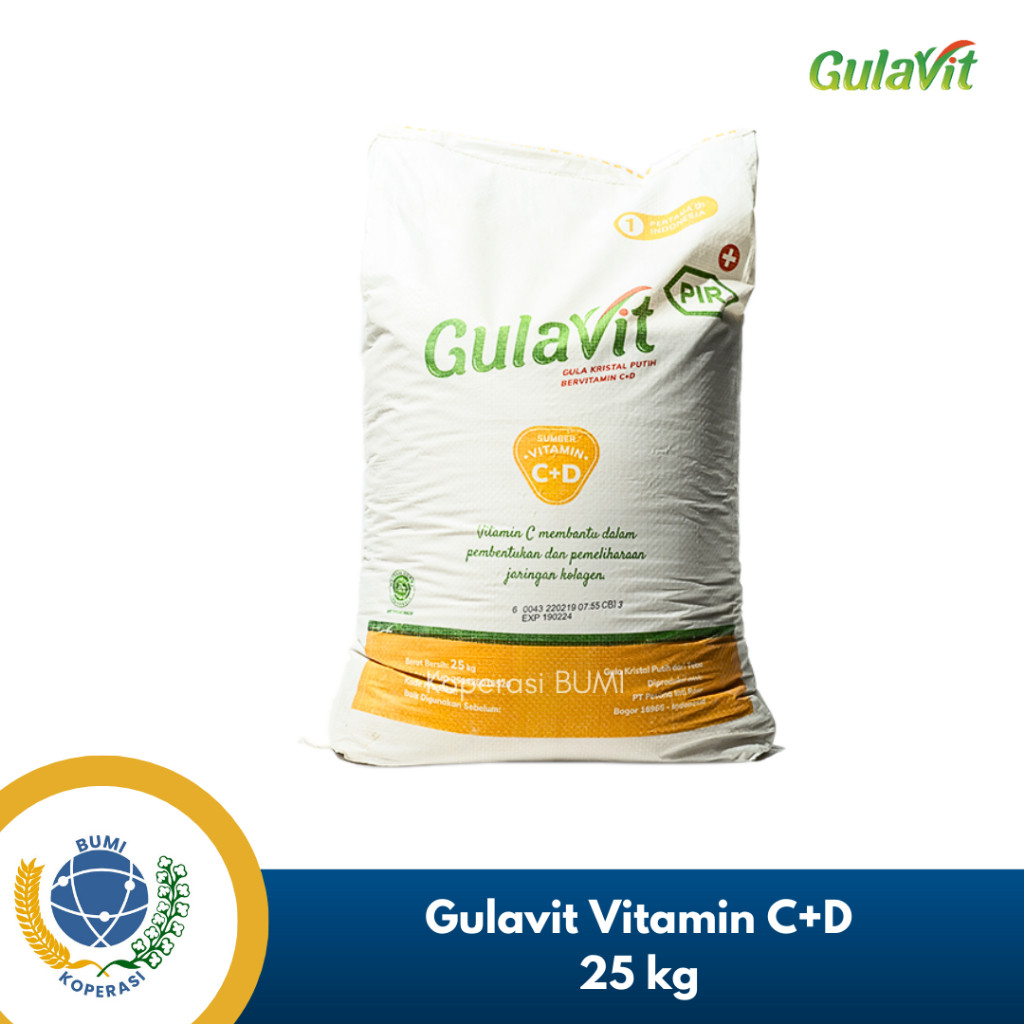 

Gula Pasir Gulavit 25KG Sumber Vitamin A