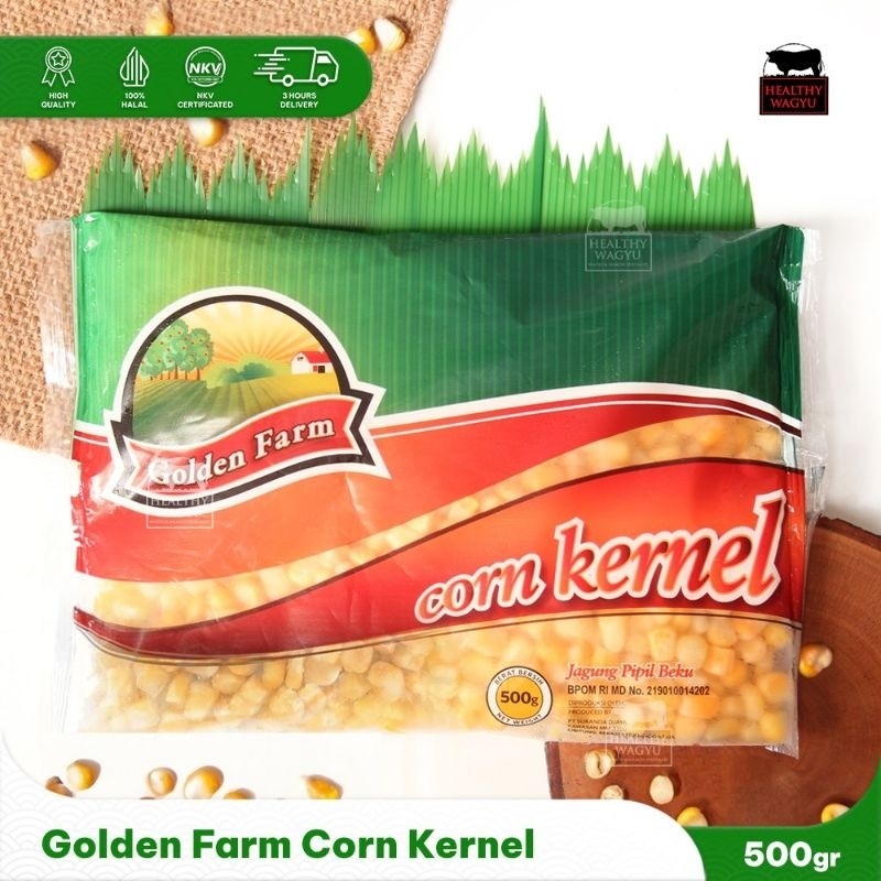 

Sweet Corn Kernel Golden Farm Jagung Pipil Manis Halal 500gr