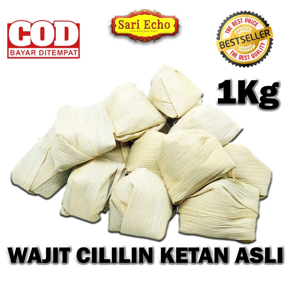 

Wajit Cililin Oleh Oleh Bandung Sari Echo 1kg Wajik Ketan dan Kelapa Asli Rasa Wajid Legit