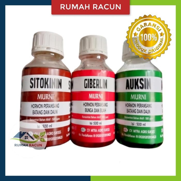 HORMON ZPT AUKSIN GIBERELIN SITOKININ GIBERLIN KUALITAS SUPER 500 ML
