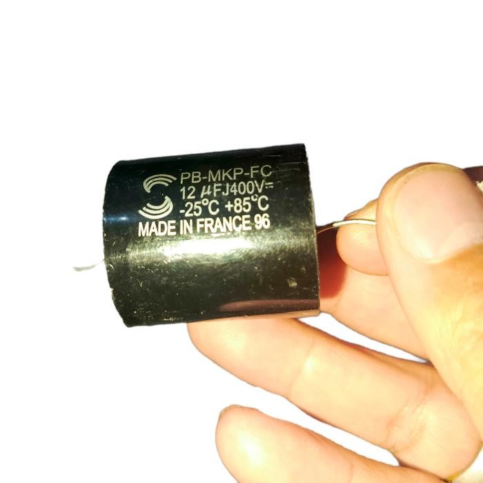FREE ONGKIR CAPACITOR 12UF 400V SURENBIG KAPASITOR MKP SOLUN SOLEN 400V 12UF MADE IN FRANCE ORI BISA