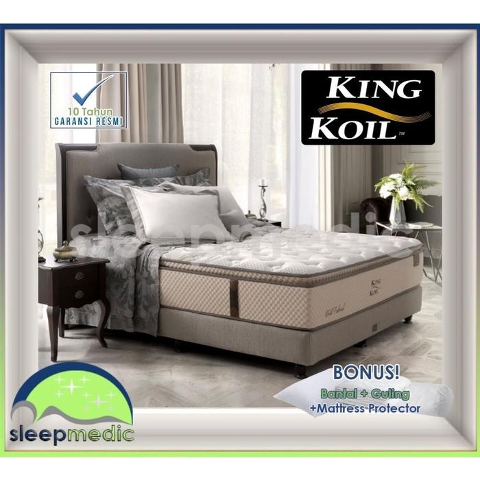 novv KING KOIL SpringBed WORLD ENDORSED ( KASUR / SET ) 160 180 200 100 120