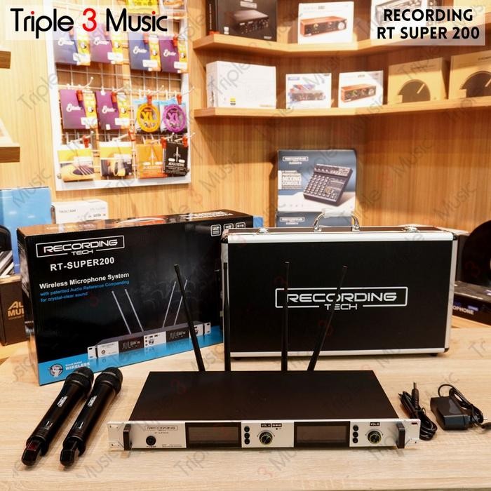 RECORDING TECH RT SUPER200 Mic Wireless 2 Mic Premium microphone
